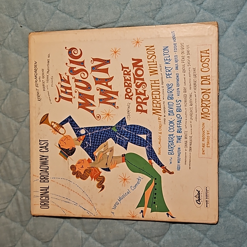 (2 For $30) Vintage The Music Man Vinyl Record Starring Robert Preston 🎵🕺🎺